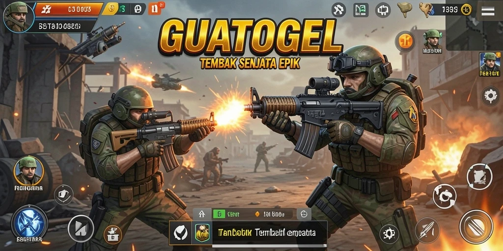 Tampilan antarmuka GUATOGEL yang menarik dan mudah digunakan.