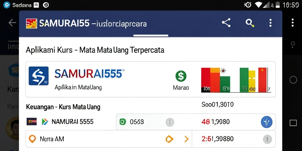 Tampilan antarmuka SAMURAI555 yang sederhana dan informatif.